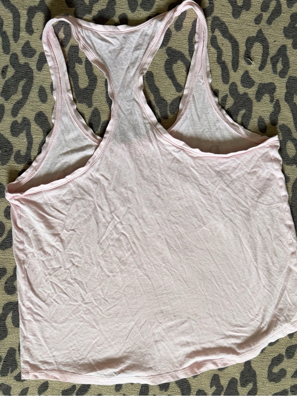 Victoria's Secret Light Pink 'Bombshell' Graphic Racerback Tank Size Medium - Picture 2 of 2